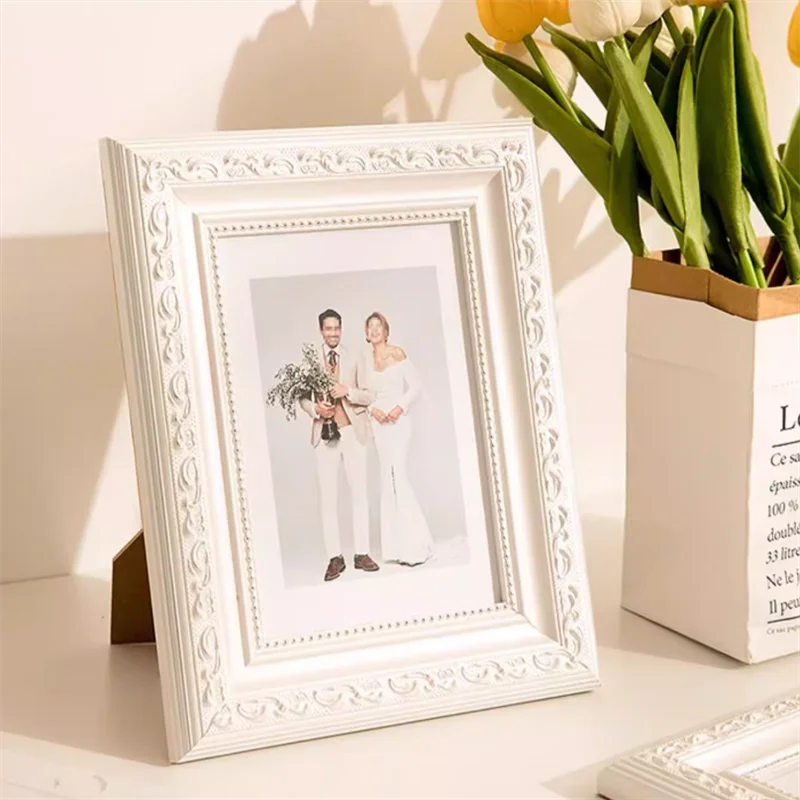 European Vintage Wedding Photo Frame Classical High-end Style Large-sized Photo Frame Wall Mounted 10 Unch Family Photo Frame