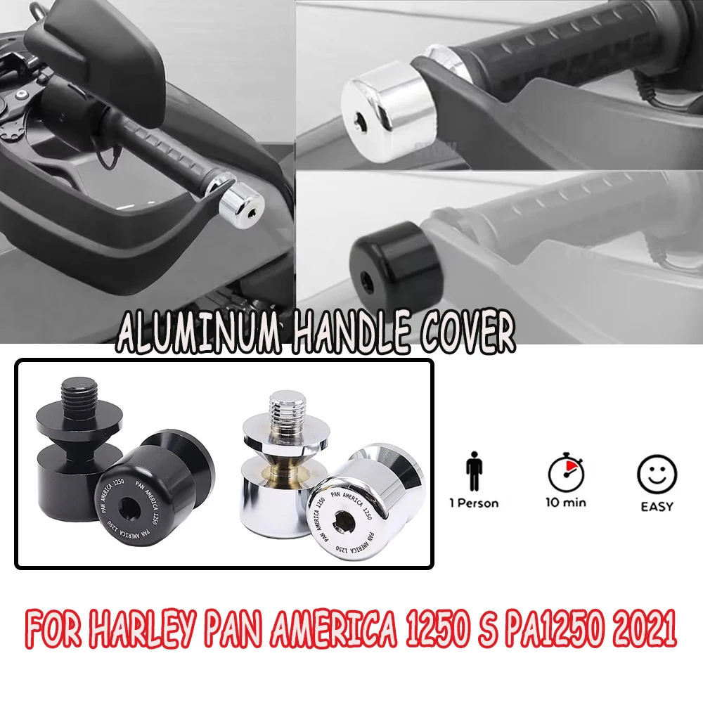 

New motorcycle accessory handle end heavy aluminum handle cover plug 1250S suitable for Harley Pan Am PA1250 PA1250S