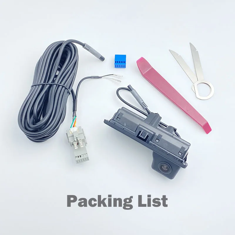 Achteruitrijcamera achteruitrijcamera voor VW Tiguan II MK2 Allspace 2016-2023 Canbus Dynamic Traject Plug en Play zonder codering