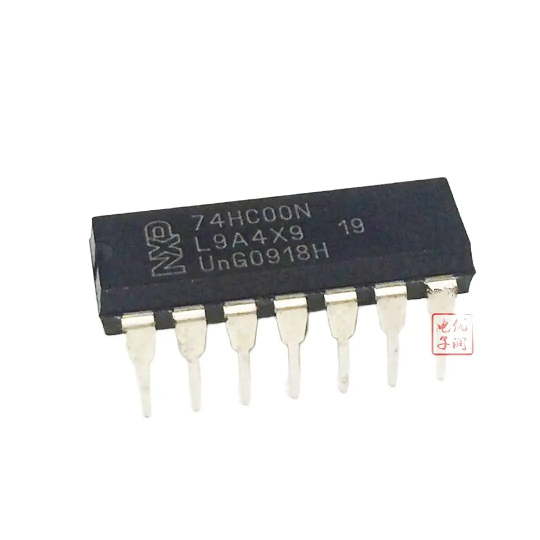 10PCS/ 74HC00N 74HC00 SN74HC00N DIP-14 