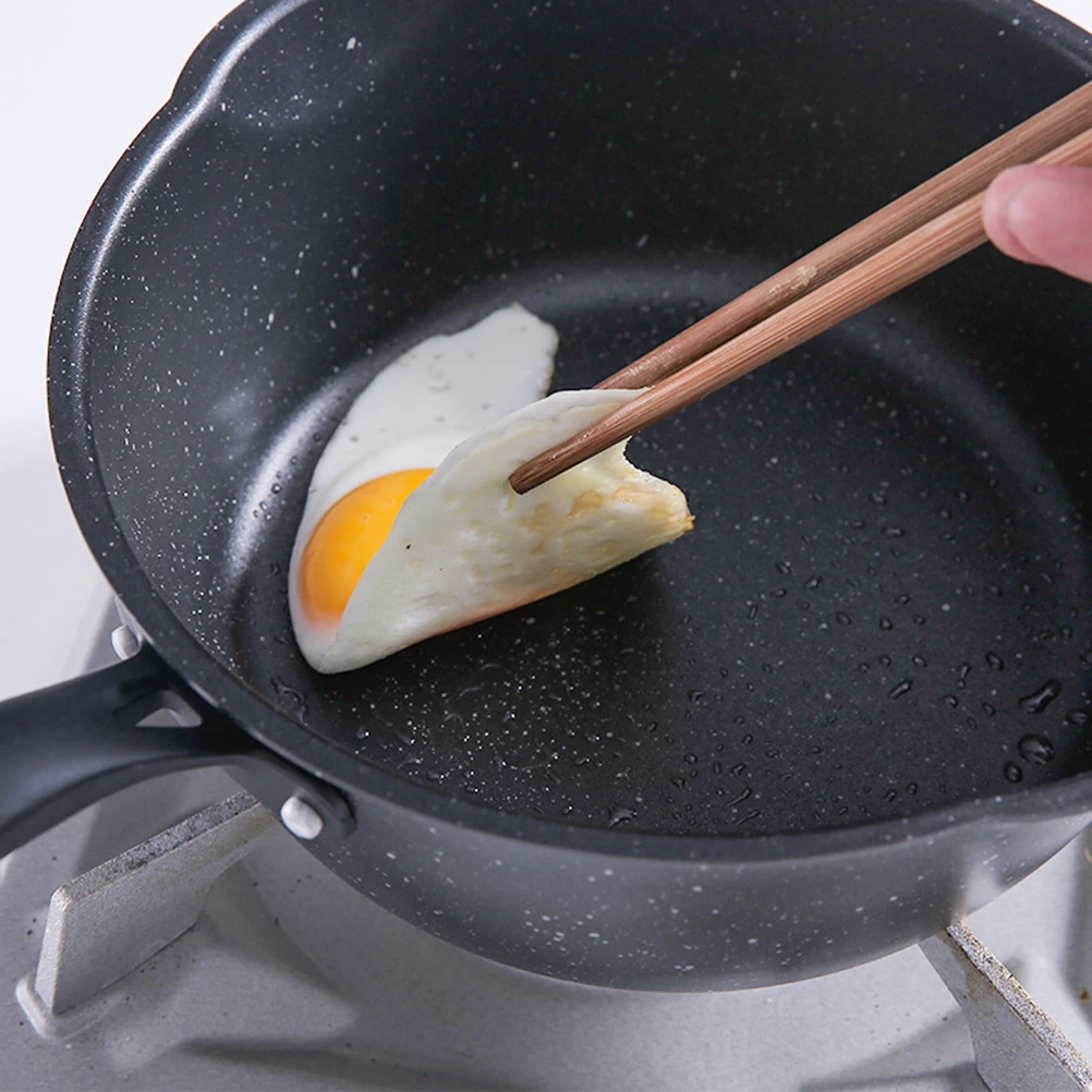

20Cm Non-Stick Pan Premium Maifanite Coating Round Flat Bottom Easy Flip Omelets Pancakes Cooking Fire Stove Induction