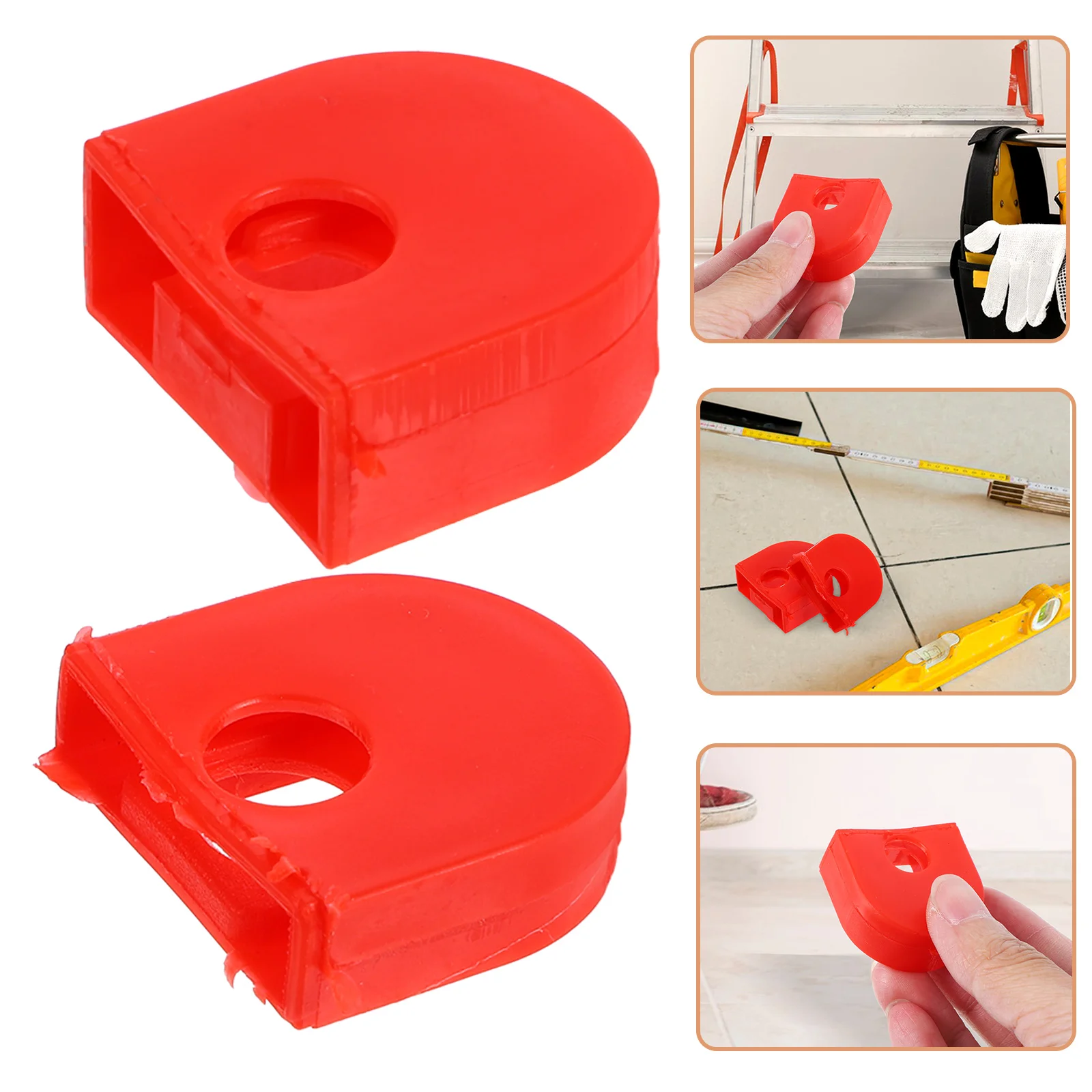 2 Pcs Decorative Hat End Cap Ladder 310X310X140CM Abs Hinge Replacement Part