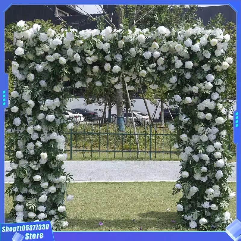 Custom Vaulted Flower Wall Background Wedding Decoration Floral Arrangements For Ceremonial Event Party Backdrop Design