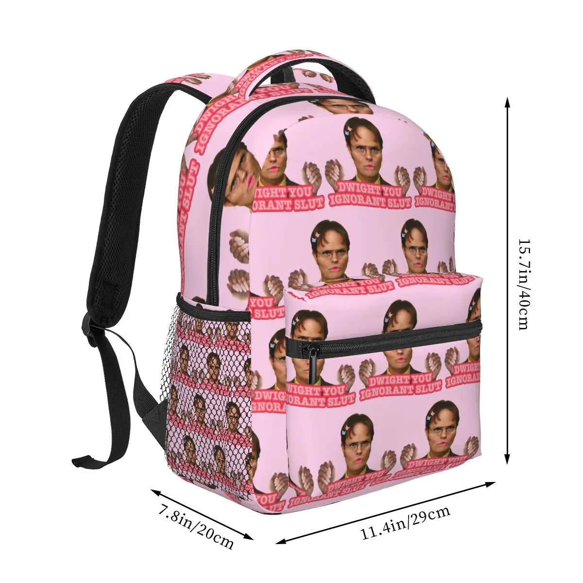 Dwight According To Michael Backpack Hot Sale Daypack Large Capacity Boys Girls BookBag School Bag Shoulder Bags for Men Women
