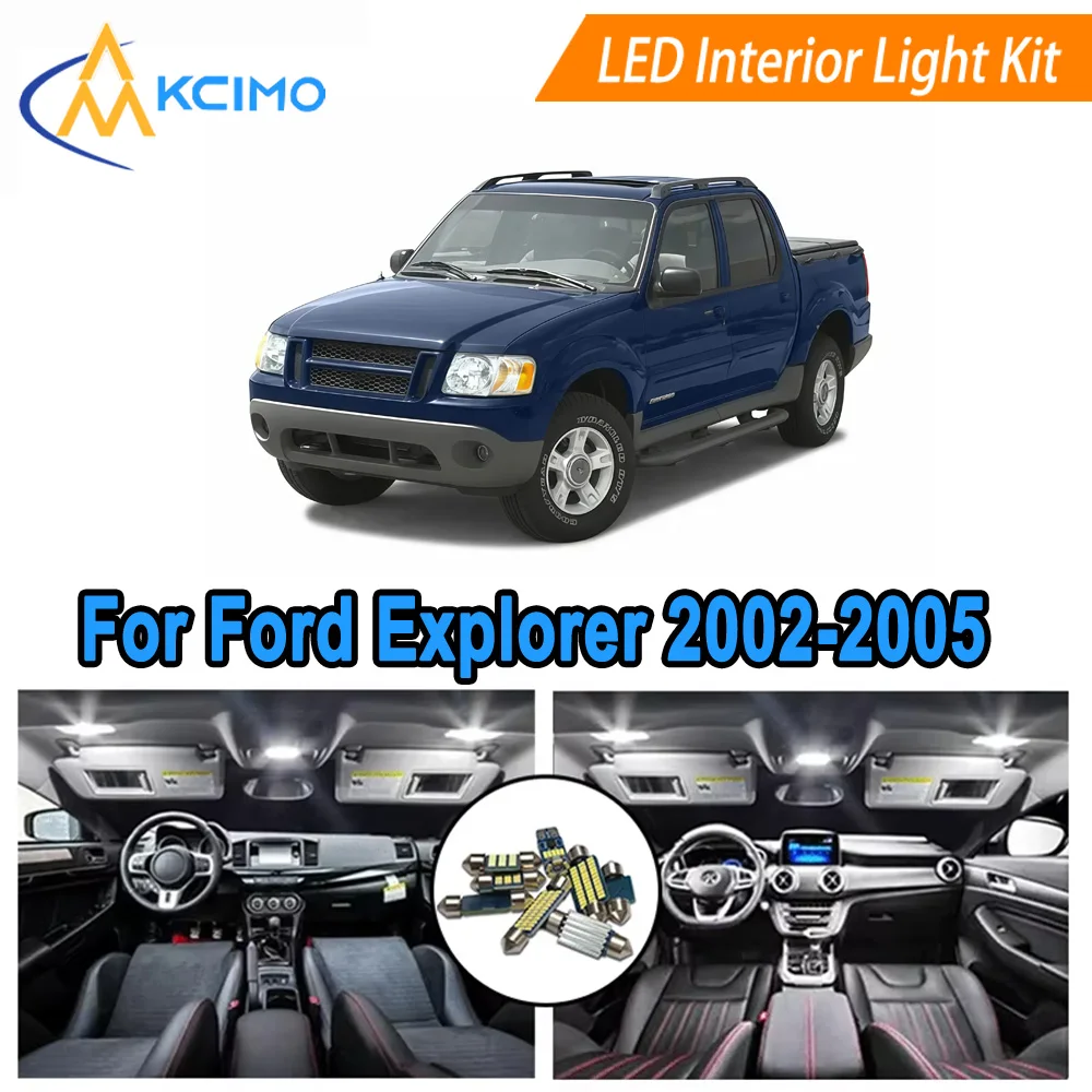 

Dome Lights Kit For Ford Explorer (2002-2005) Interior Ceiling Lamp Lens Bulbs Housing Repair Reading Lamp Lights Replacement​