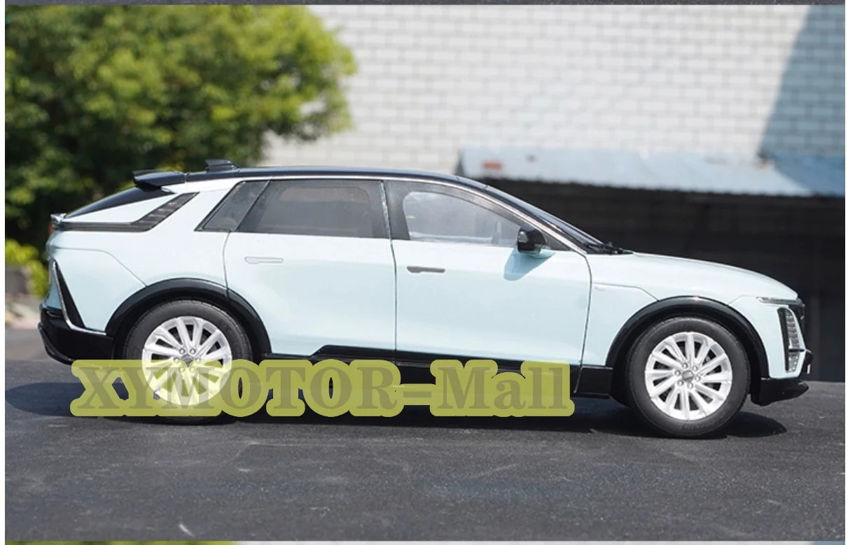 1:18 für Cadillac LYRIQ SUV Elektroauto Modell Hobby Spielzeug Kinder Jungen Geschenke Display Sammlung Ornamente Cyan Elektrofahrzeuge