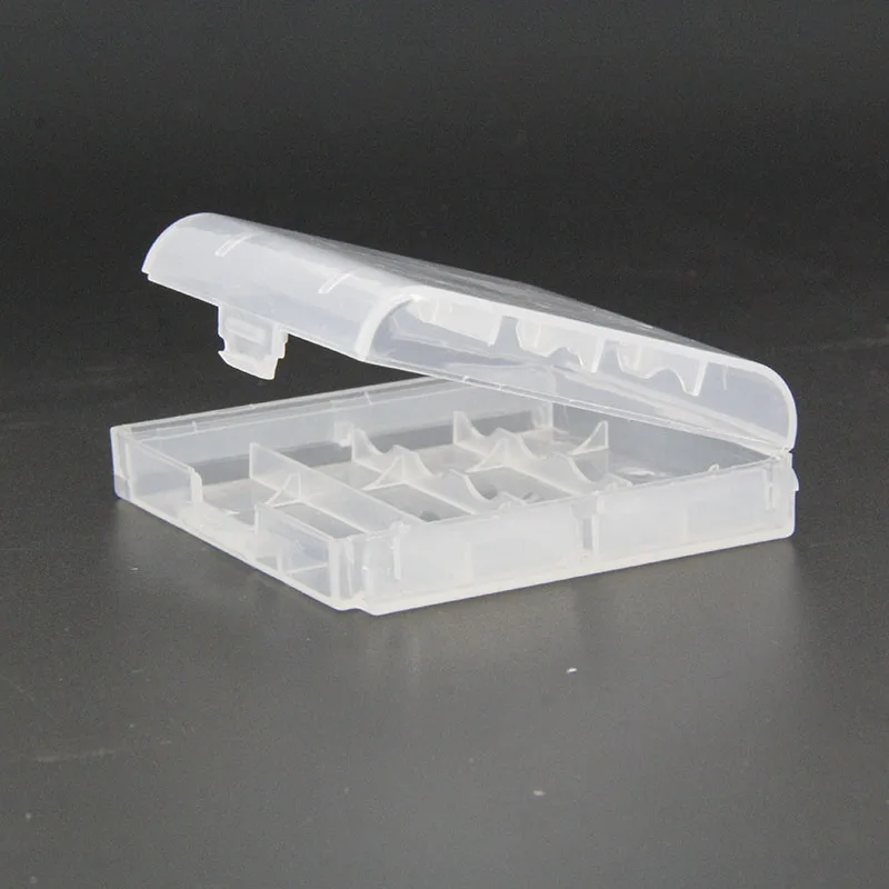 5 قطعة xAA 4xAA 2x1.5 فولت 4x1.5 فولت صندوق تخزين البطارية البلاستيك الصلب غطاء حامل حماية حالة بيضاء لصندوق تخزين البطارية L1