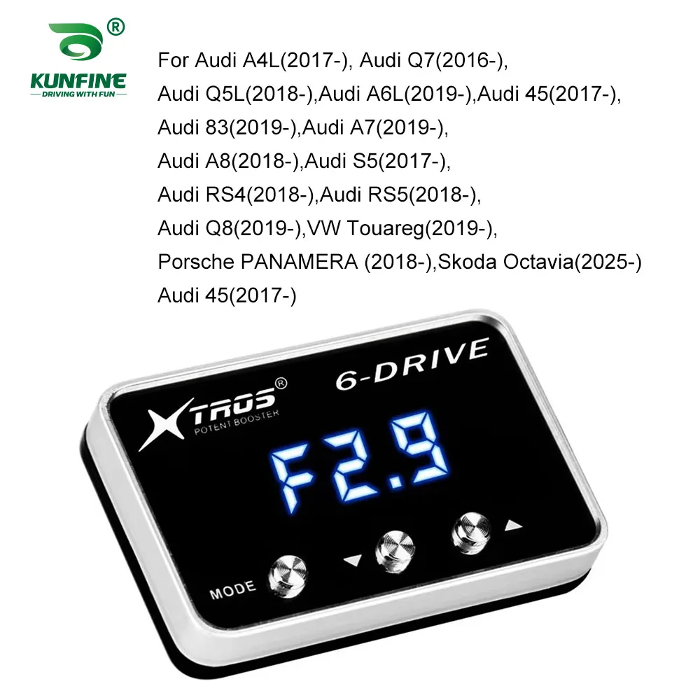 Car Electronic Throttle Controller Racing Accelerator Potent Booster For Audi A4 Q7 2016- Volkswagen Touareg 2019- Tuning Part