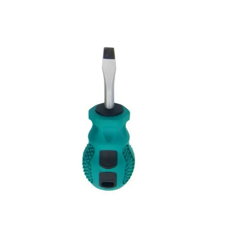 Schroevendraaierset met korte handgreep Magnetische mini draagbare radijskop Platte kruis Precisie Automotive Handmatig onderhoudsgereedschap