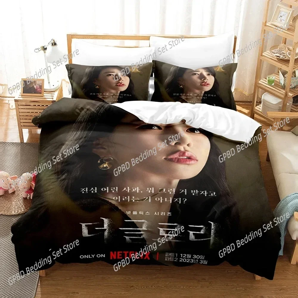 3D Print Dark glory The Glory 3D Bedding Set Duvet Cover Pillowcases Single Twin Full Queen King Size Home Decor Quilt Boys Gift