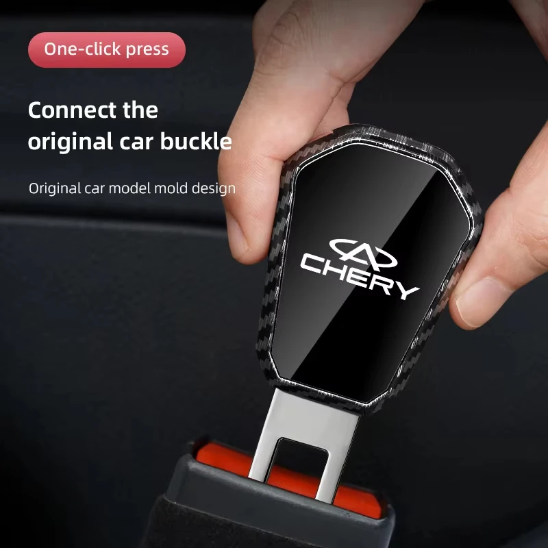 Car Seat Belt Extender Clip Safety Lock Buckle Extension Plug For Chery Tiggo 8 9 7 5 5X 3X Arrizo 8 5 Fulwin T9 A8 T8 A9 E05 QQ