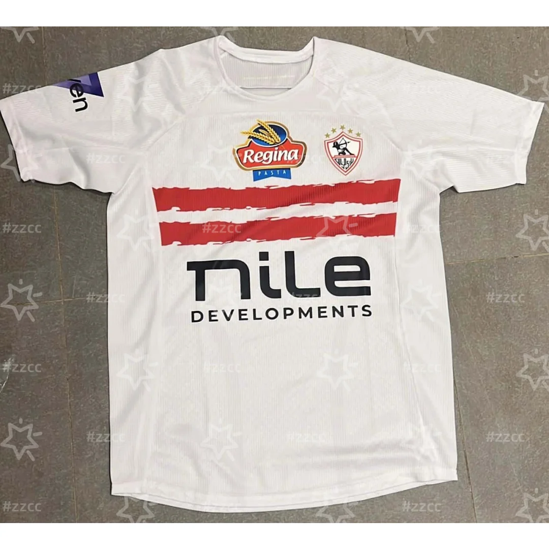 

25-26 египетская футбольная майка Premier League Zamalek SC, тренировочный костюм для соревнований, спортивная мужская футболка, детская одежда