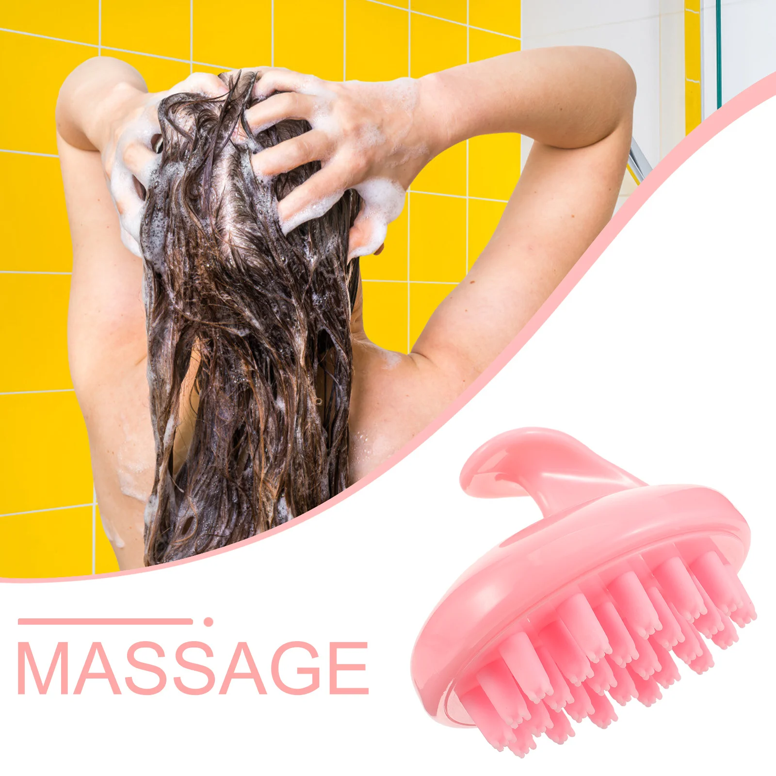 

1Pcs Massage Shampoo Comb Ergonomic Waterproof Scalp Massaging Brush Hair Care Scalp Massage Comb Portable Bathing Brush