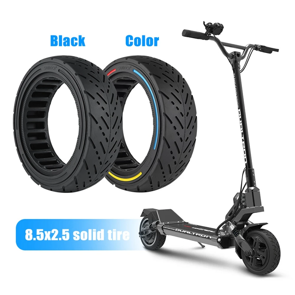 8.5/10 Inch Off-Road Tubeless Vacuum Tire with Gas Nozzle 8 1/2x2 Durable Scooter Tyre for Xiaomi M365/Pro/1S Electric Scooter