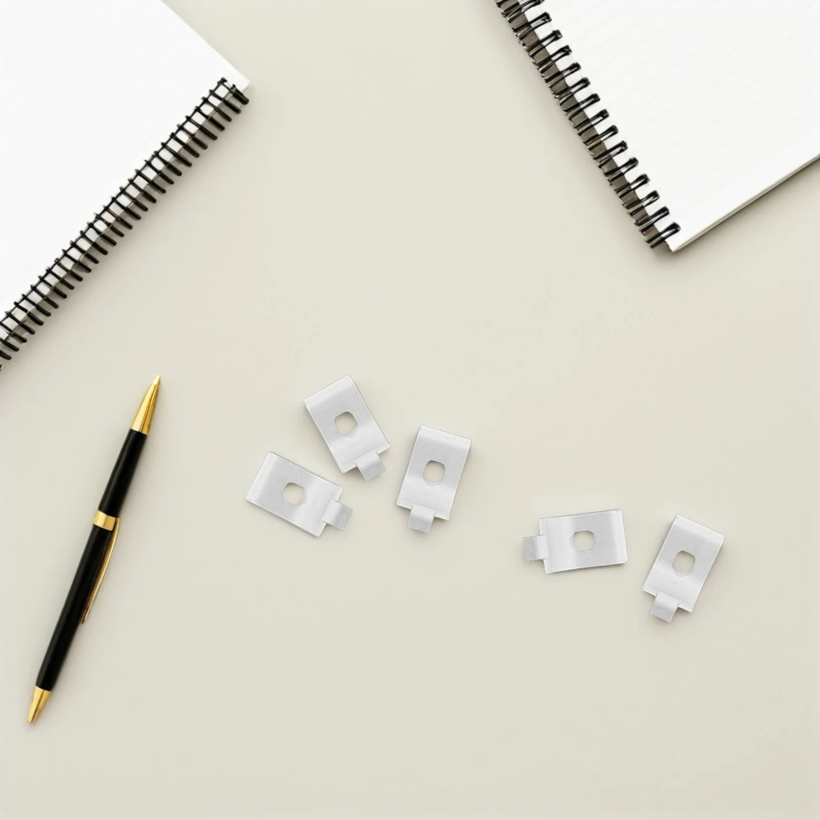 

20Pcs Wall Shelf Support Clip Aluminum Alloy Heavy Duty Metal Shelving Brackets for Cabinet Tool Room