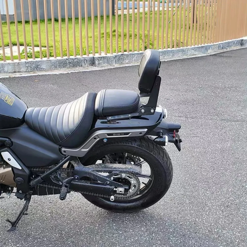 Good Quality For QJMOTOR SRV550ST backrest tail rack tail rack rear tail rack multi-function backrest modification