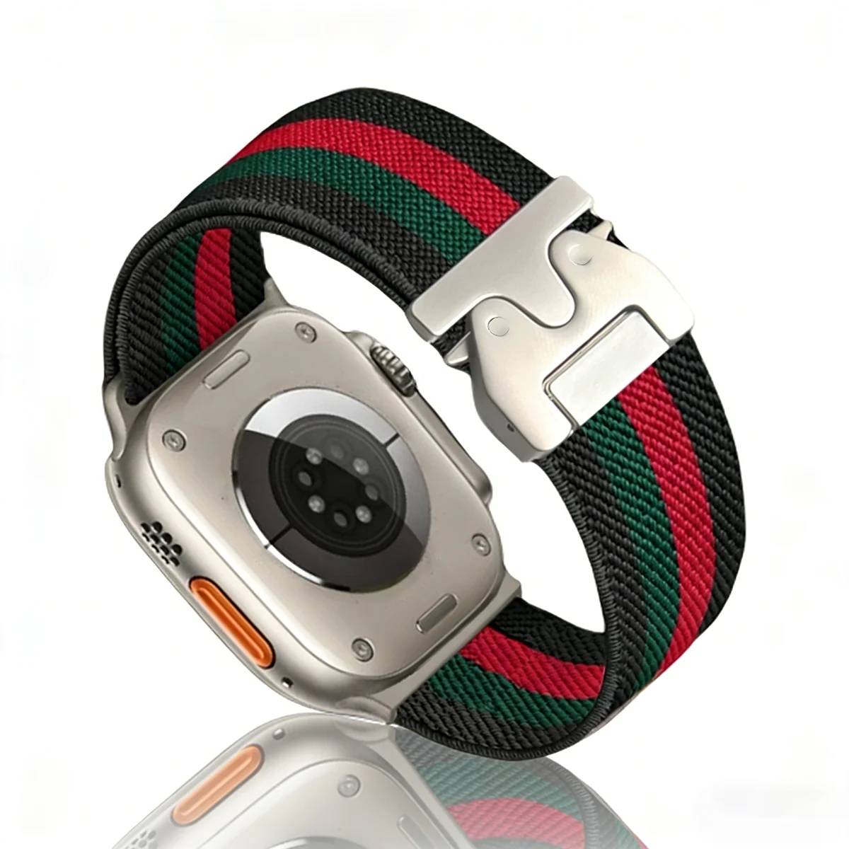 Stylish Adjustable Band for Apple iWatch Series 11/10/9/8 Ultra 3/2 SE 3/2 38mm 40mm 41mm 42mm 44mm 45mm 49mm Replacement Strap