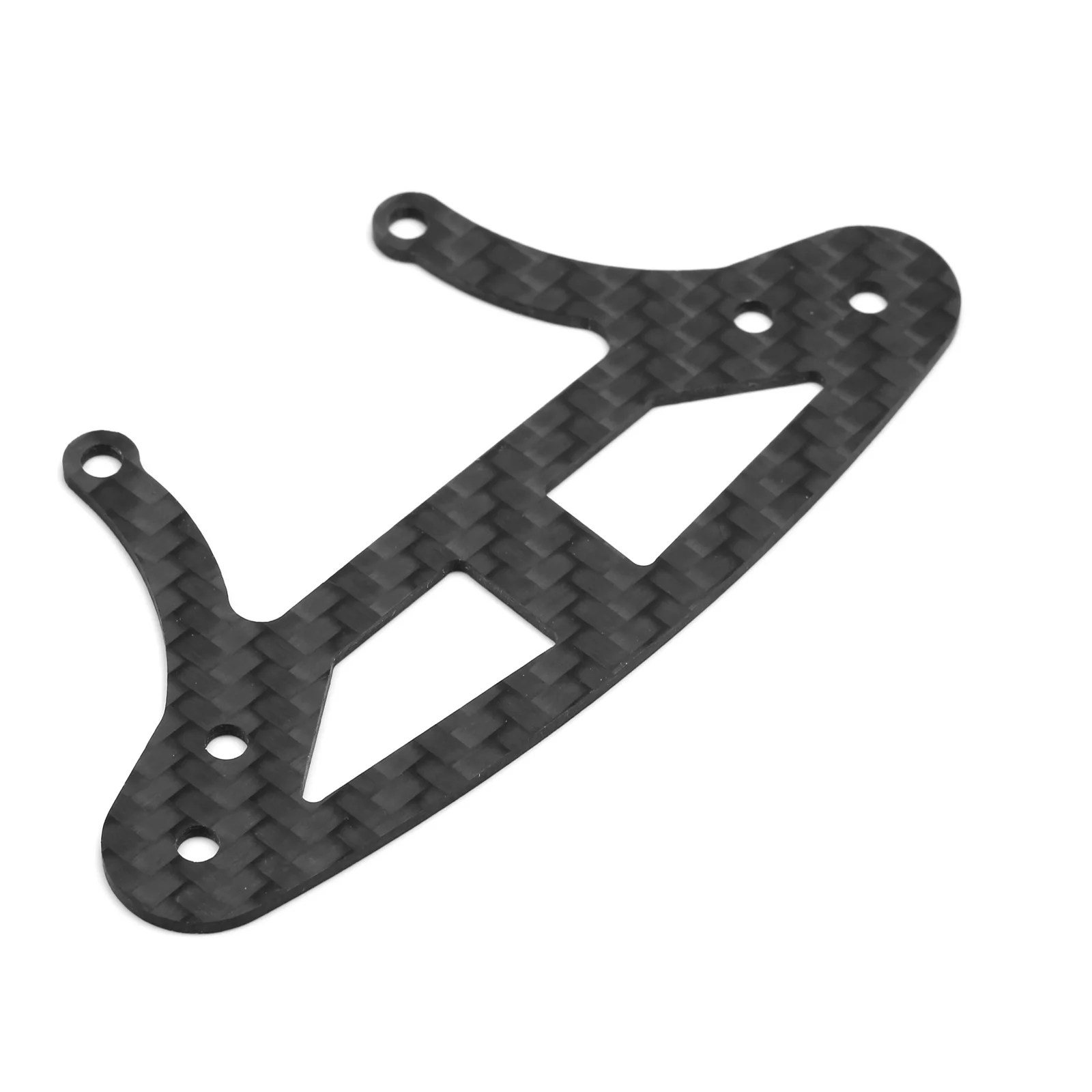 لوحة إسفنجية من ألياف الكربون لتثبيت المصد الأمامي لسيارة تاميا تي تي-02 بمقياس 1/10، قطعة ترقية لسيارات التحكم عن بعد