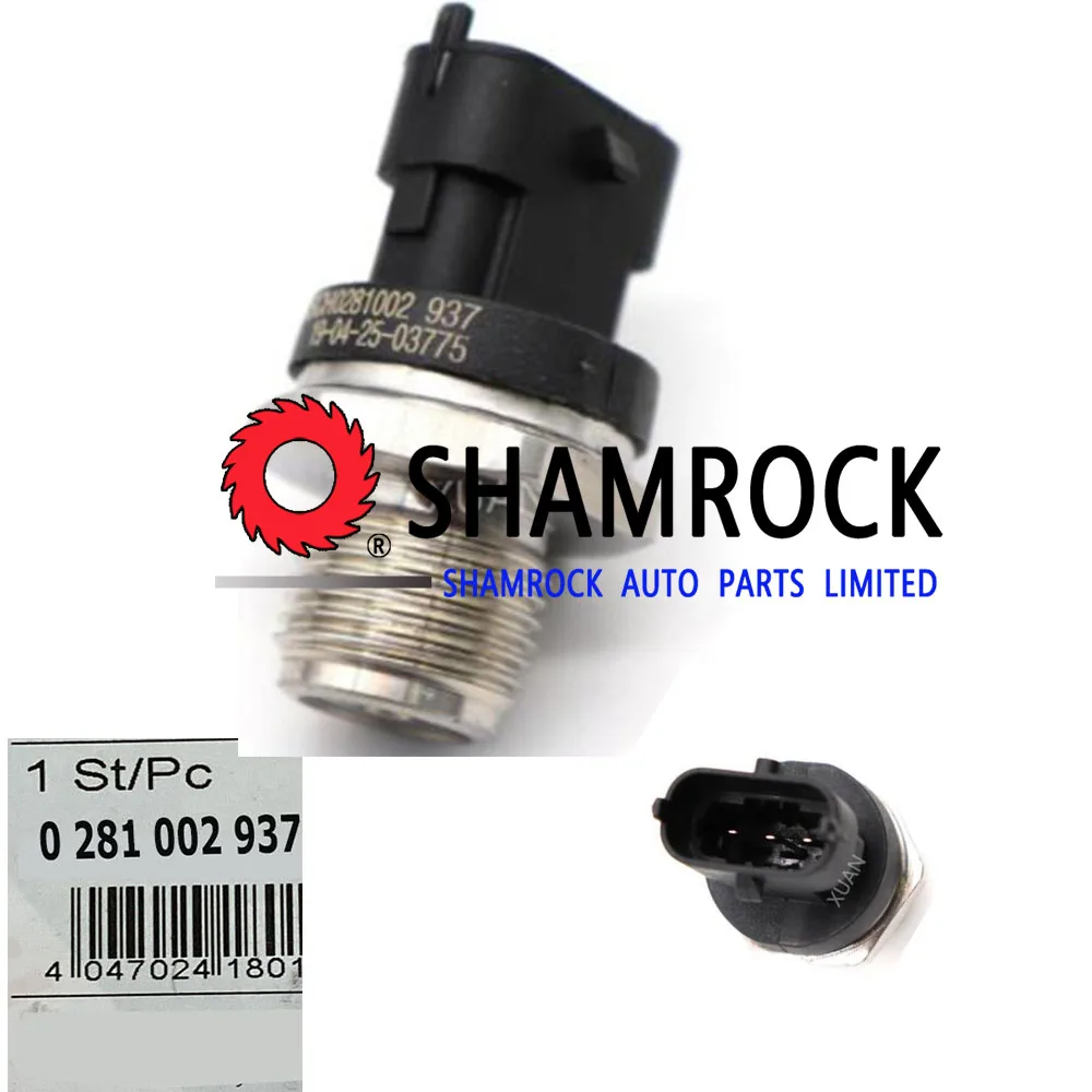 

0281002706 0281002937 0281002903 Fuel Rail Pressure Sensor 0281002937 brand new