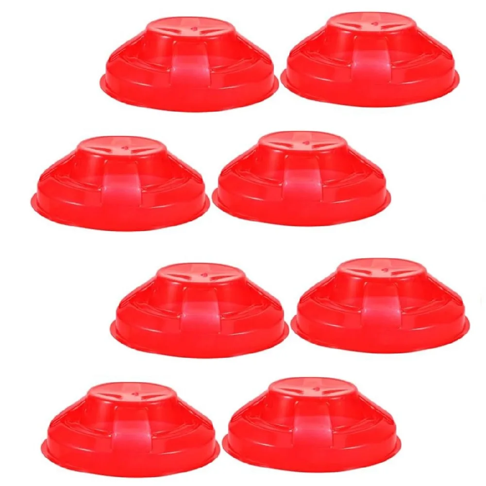 Fire Alarm Dust Protection Covers Plastic 4 Pack for Smoke Sensors Installed in Offices Schools and Light Industrial Areas