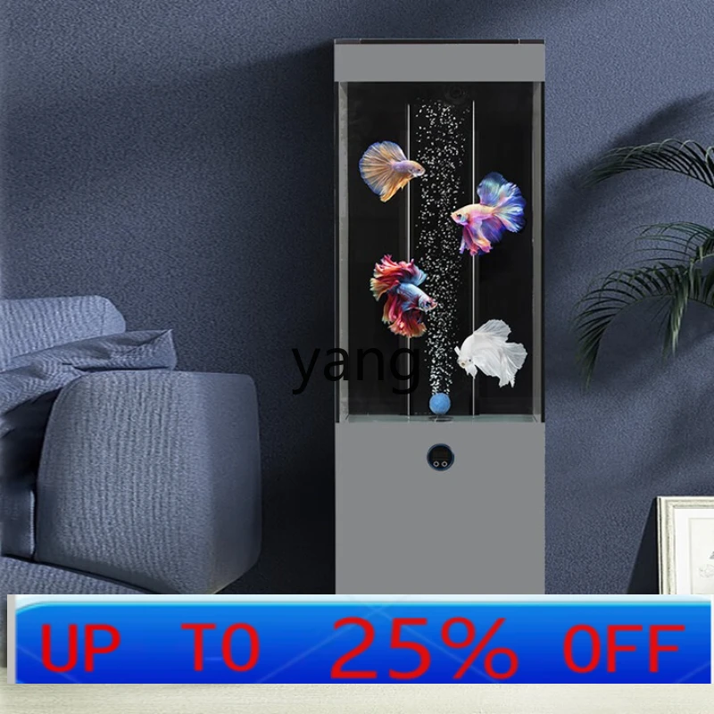 

LTT oxygenation and filtration integrated home floor ecological goldfish tank side few tanks