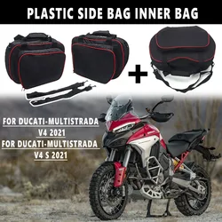 V4 S NEW Motorcycle Accessories Black MULTISTRADA v4 FOR Ducati Multistrada V4 S 2021 Inner Bags For Plastic Side Panniers Cases