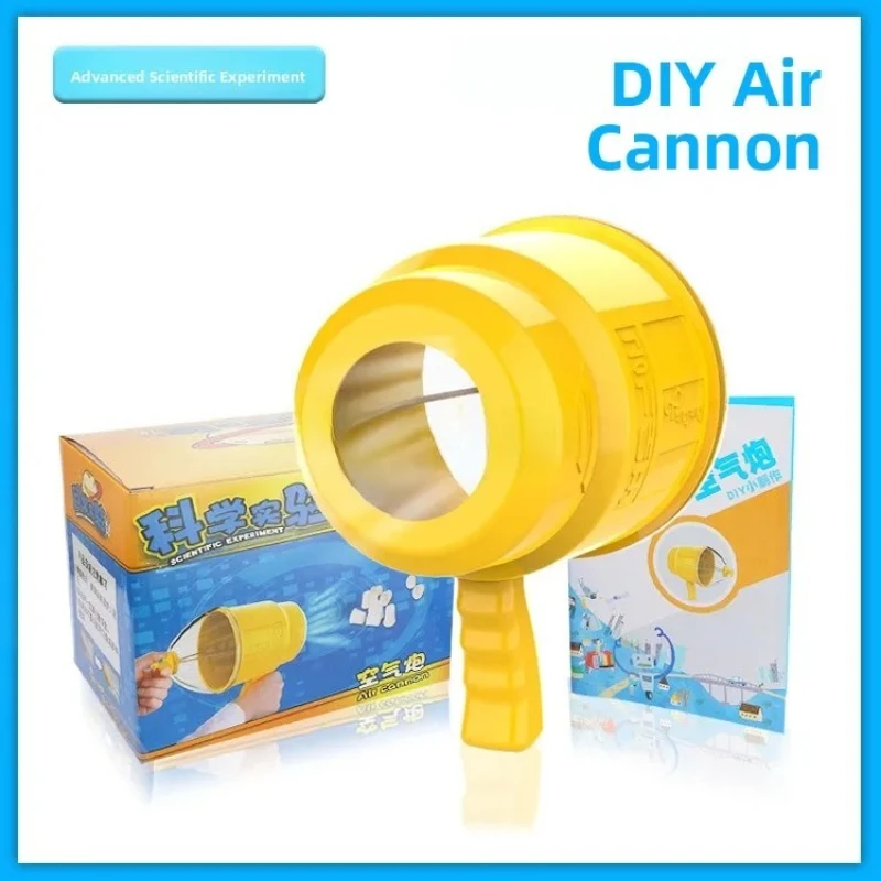 Fun Air Cannon Toy Kids Science Experiment Set Prank Props DIY Handmade Physics Small Invention Boy Birthday Party Favors Gifts