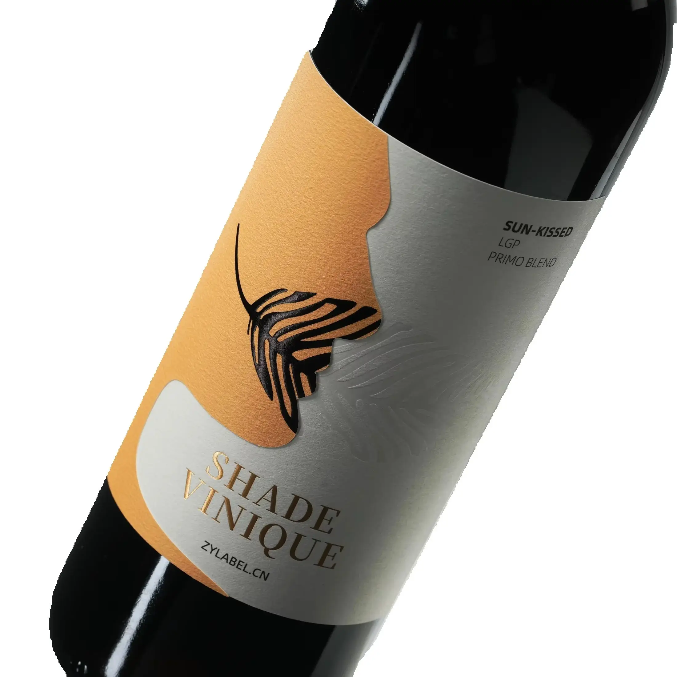 High Quality Custom Wine Labels｜3D Embossed Gold Foil Stickers Roll in Various Colors for Wine Bottles