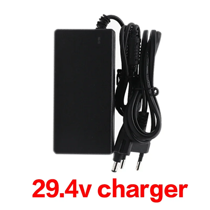 Nuova Batterie 24V 28Ah 7S3P 18650 29.4 v 28000mAh BMS pour vélo électrique/batterie agli ioni di litio + caricatore 29.4 V 2A