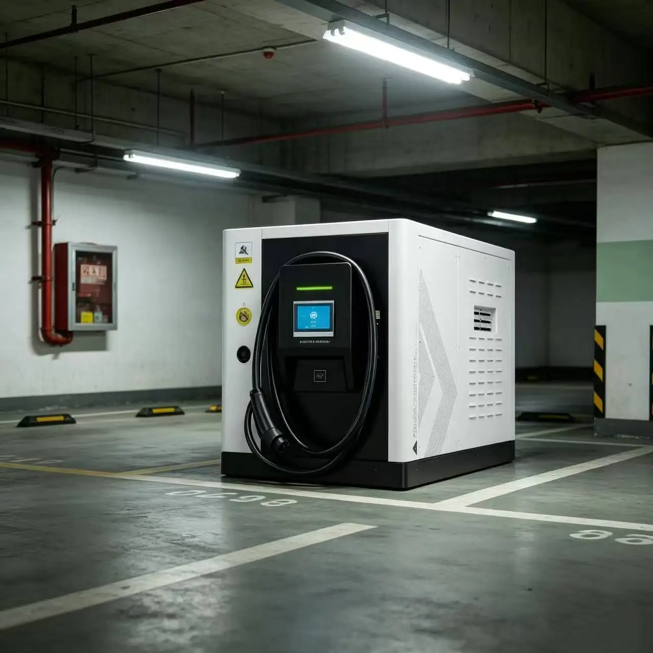 Portable EV Charging Station With Battery Mobile Energy Storage Charger DC Fast Charging Solution