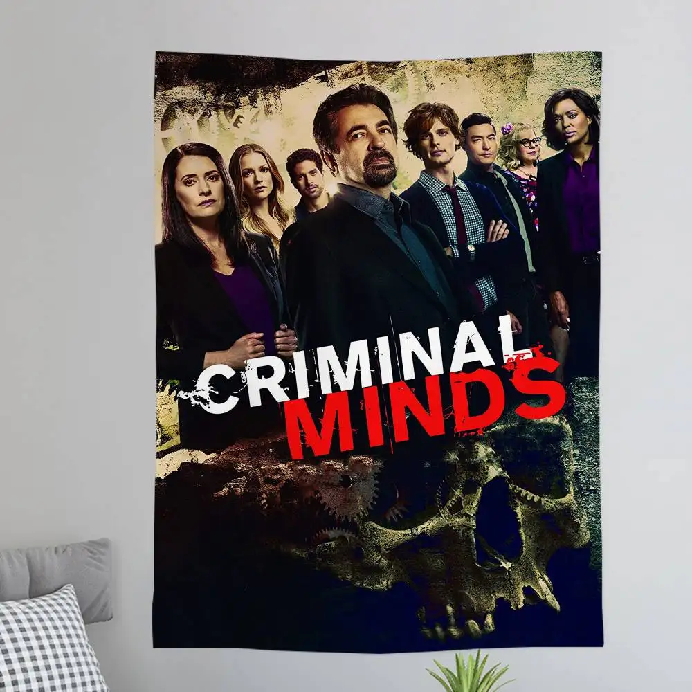 Criminal M-Minds DIY Wall Tapestry Hanging Tarot Hippie Wall Rugs Dorm INS Home Decor