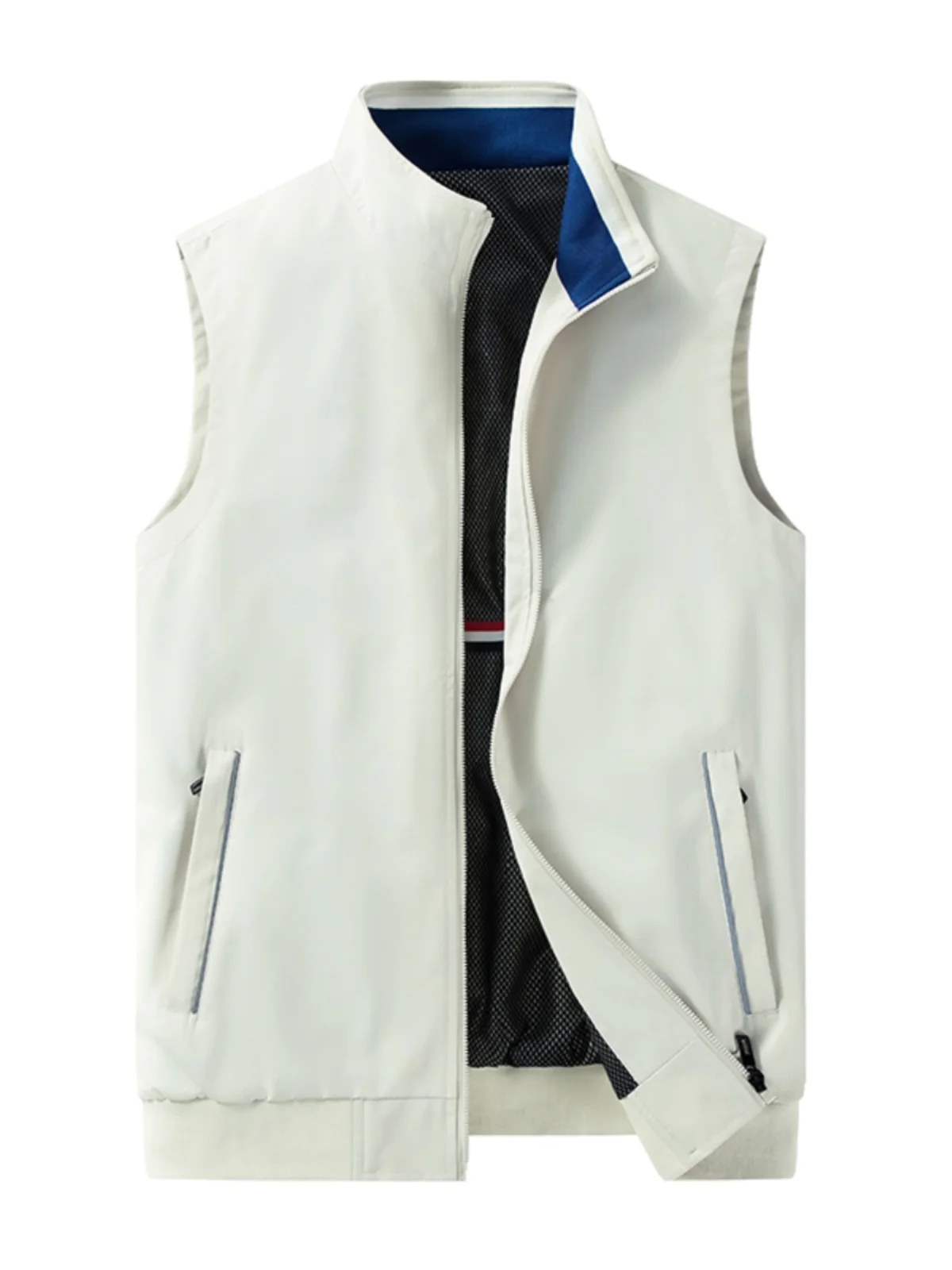 

American Casual Design Workwear Vest Men's New Trendy Brand Color Sporty Shoulder Sleeveless Jacket Fashionable
