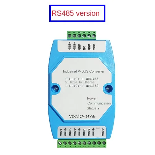 MBus / M-BUS master station to RS485 / RS232 converter / meter reading concentrator can be connected to 500 auxiliary stations