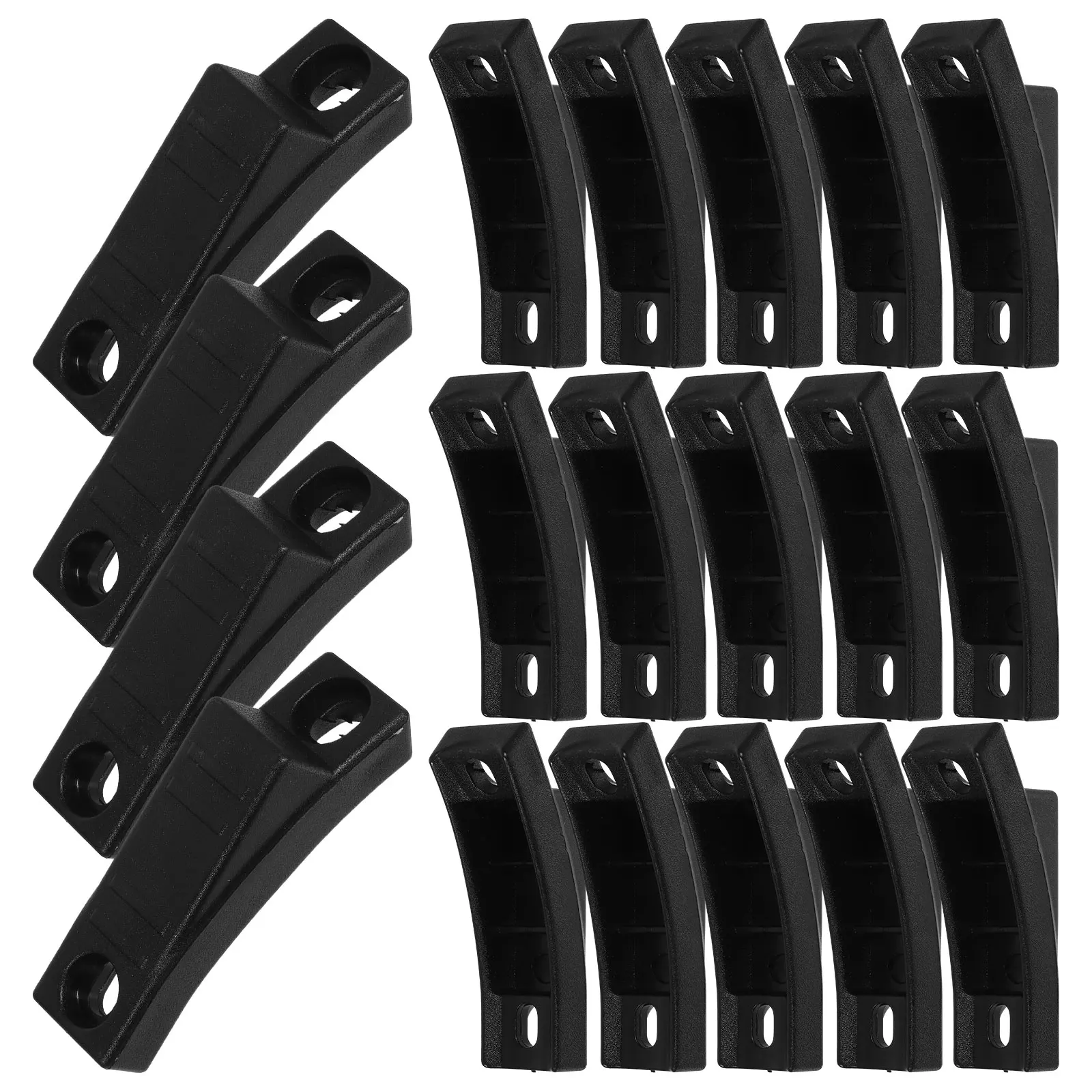 

20Pcs Wear-Resistant Plastic Chair Leg Caps Furniture Pads Slip-Resistant Floor Protectors for Sled Chairs and More