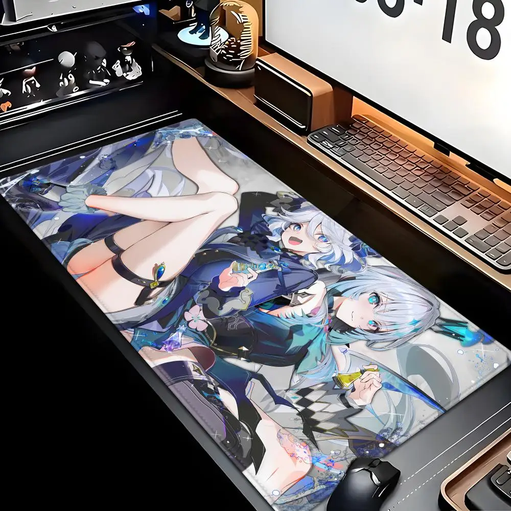 

Genshin Impact Anime Mouse Pad XXL HD Print Non-Slip Smooth, Vibrant Character Designs Desk Decor Suitable for Esports Players