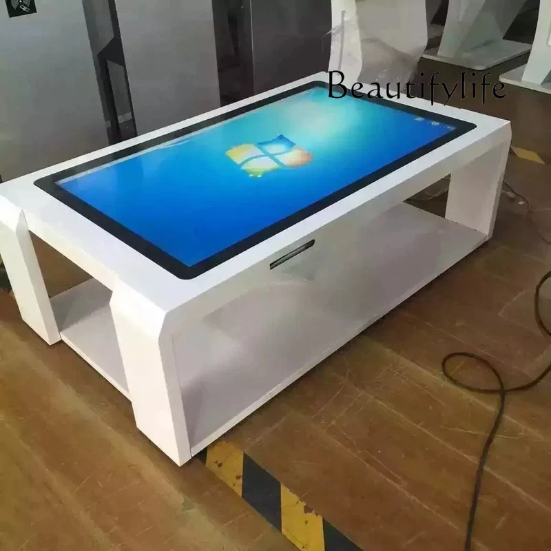 C Smart touch all-in-one machine Capacitive screen Interactive desktop touch screen Multi-touch lifting all-in-one machine