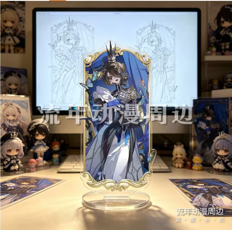 10cm Anime Identity Ⅴ Acrylic Stand Figure Model Plate Cosplay Collection Desktop Decor Gifts XH