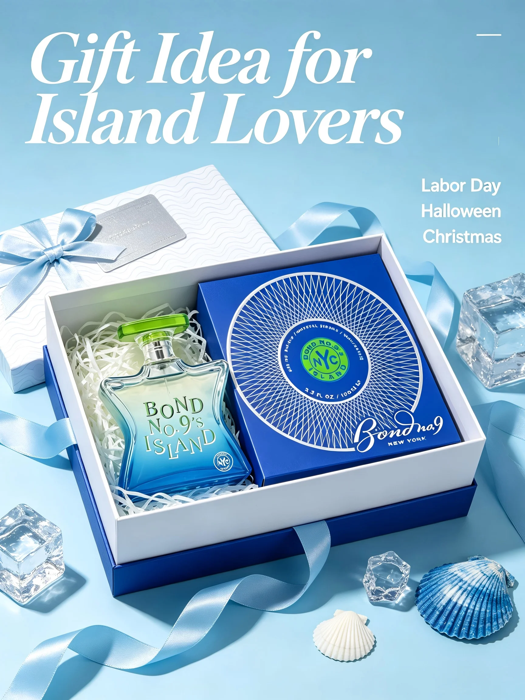 New Arrival Bond No.9 Island EDP 100ml 3.3oz Blue Star Perfume Ocean Fresh Citrus Marine Amber Musks Long Lasting Scents Men Women Labor Day Halloween Thanksgiving Black Friday Cyber Monday Christmas Gift Idea Best Seller Fast US Shipping Sprays Hots