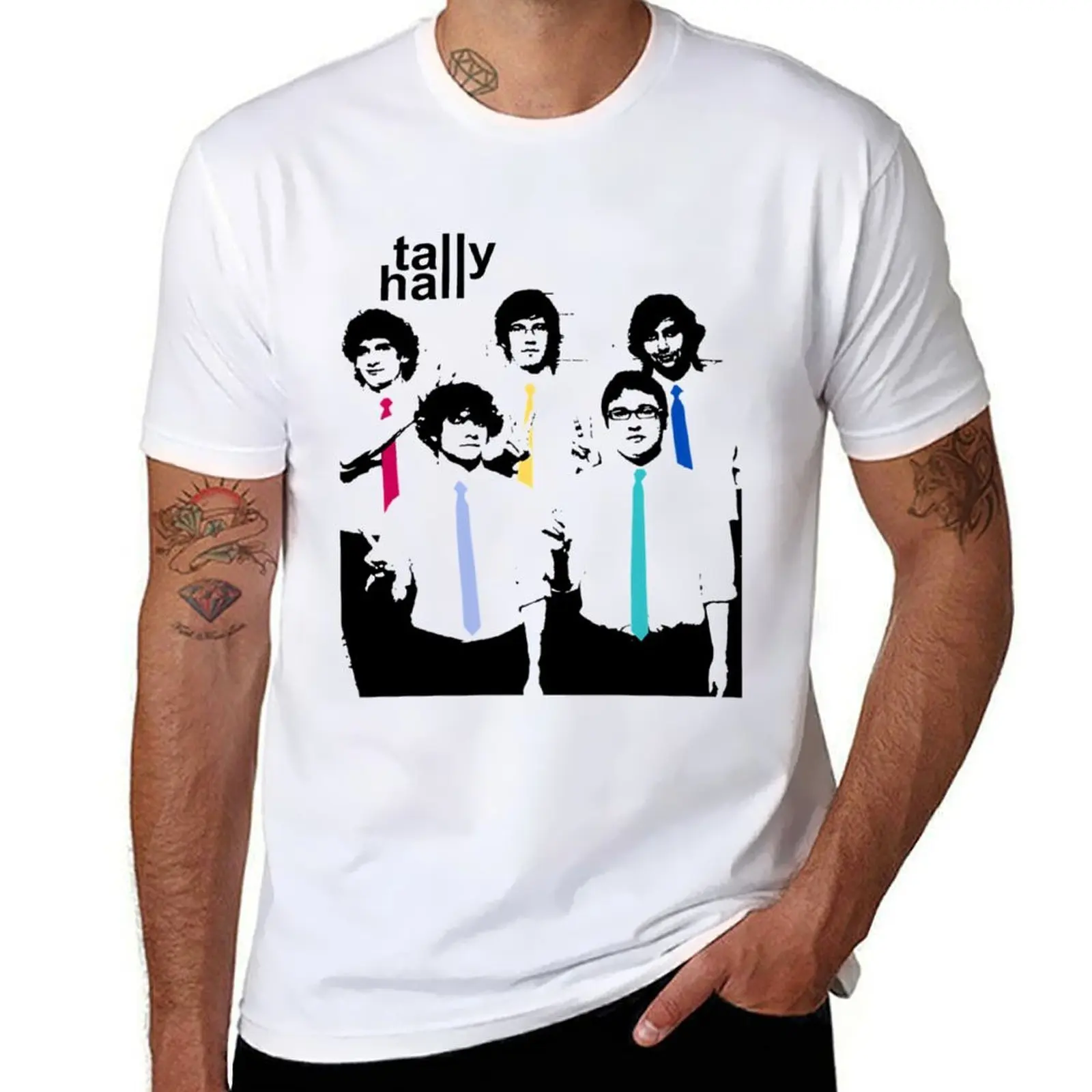 Members of Tally Hall T-Shirt Basic Regular Fit Casual T-Shirt