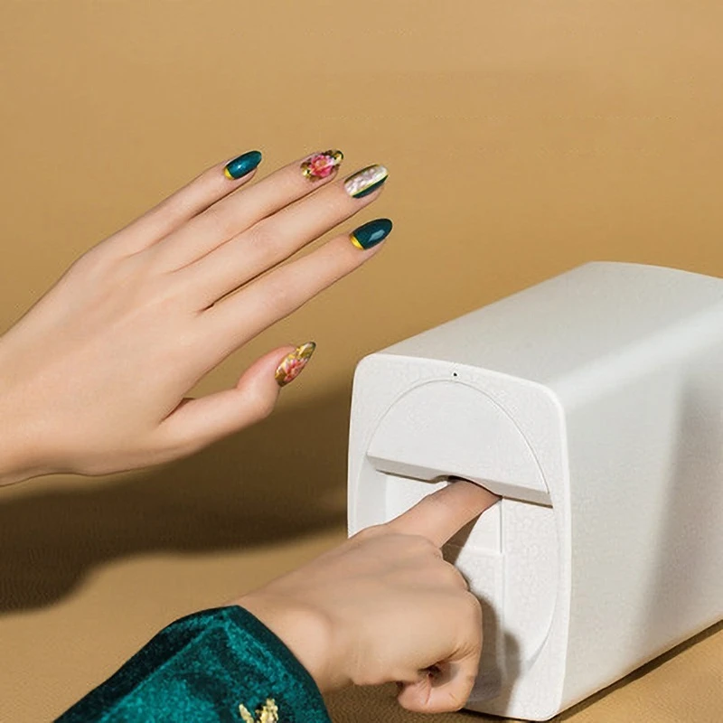 

UV Nail Printer 3D Digital Nail Art Printing Machine Press On Nails Printer DIY Nail Stamper