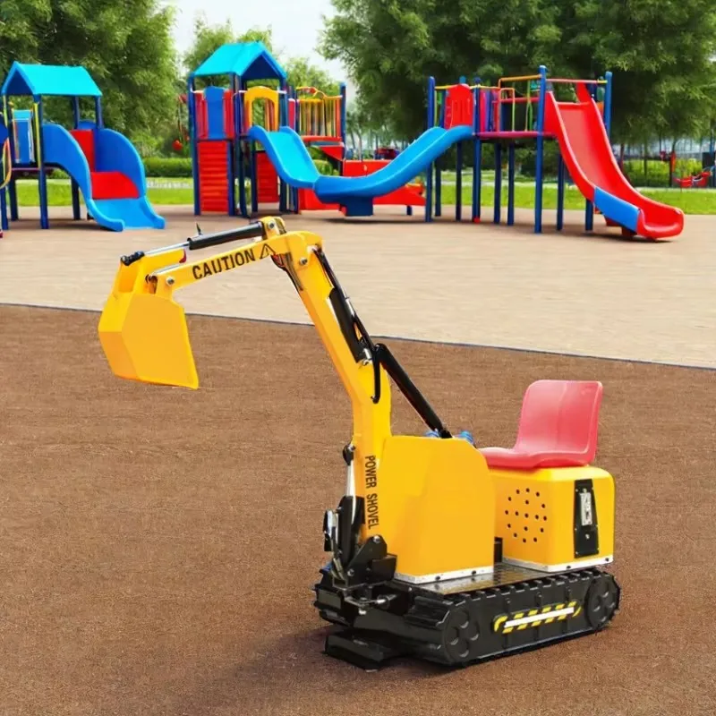 Large outdoor amusement park facilities Playground indoor equipment Attraction excavator