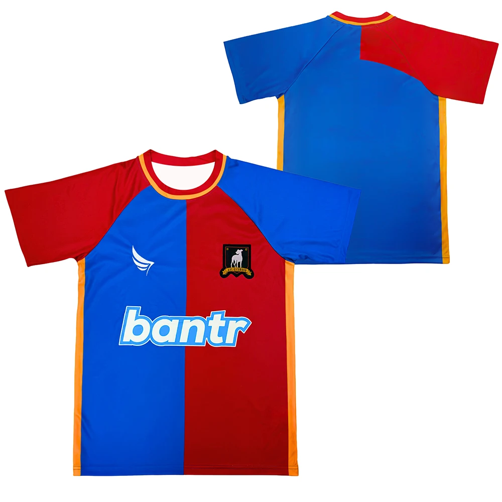 Camiseta de Fútbol Retro 2026 Inspirada en la Serie de TV Ted Lasso, para el Equipo Local y Visitante de la AFC, de Poliéster, Impresa, de Secado Rápido, para Hombre y Mujer
