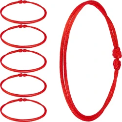 Red String Bracelet for Women Men Adjustable Handmade Knot Red Cord Bracelets Amulet for Protection and Good Luck Charm Jewelry