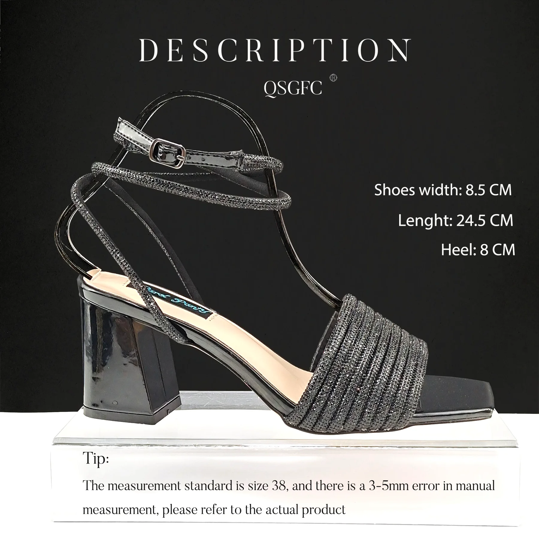 A PAIR SHOES BLACK