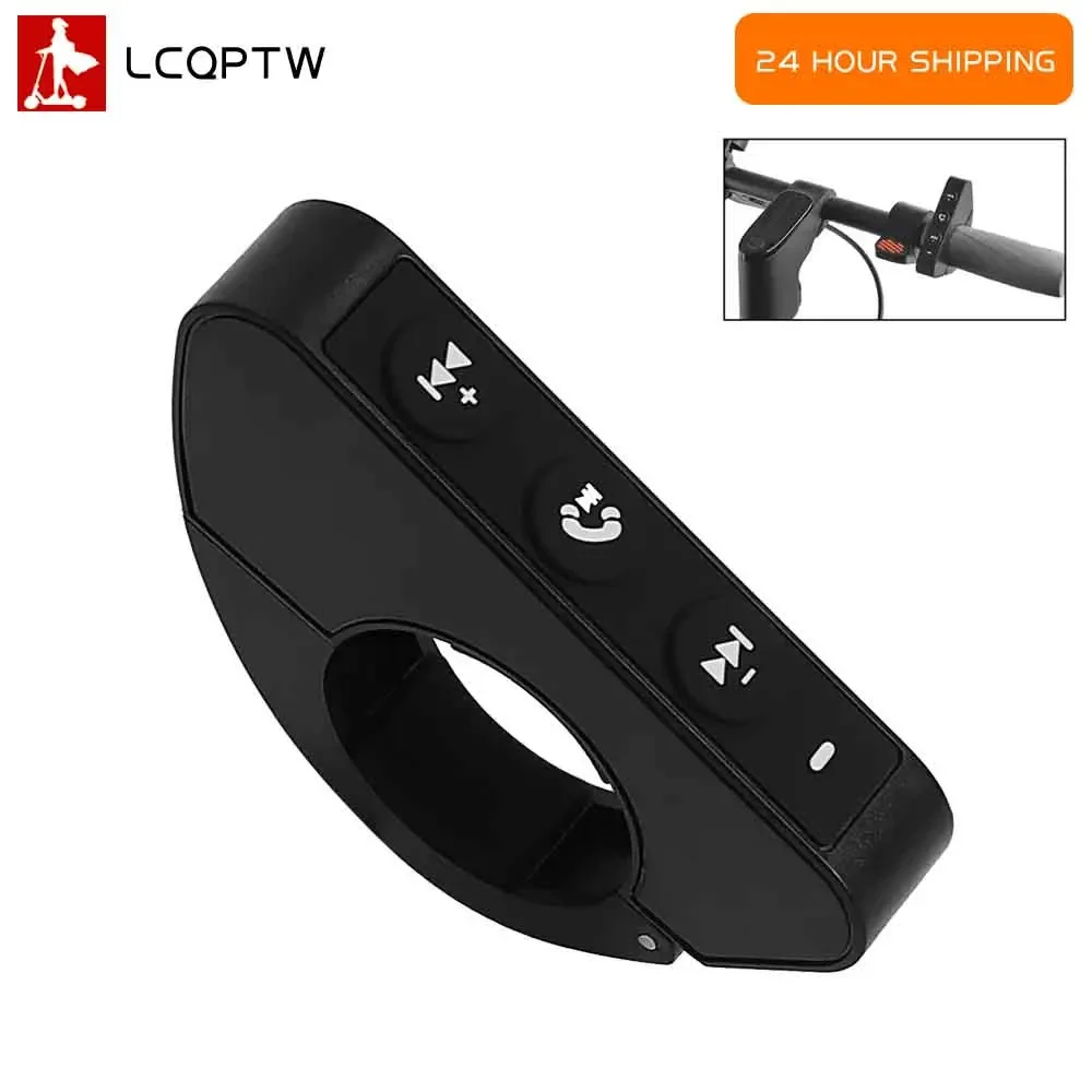 

Handlebar Media Control Wireless Bluetooth Remote Button Helmet Earphone For Ninebot for Xiaomi Electric Scooter Parts