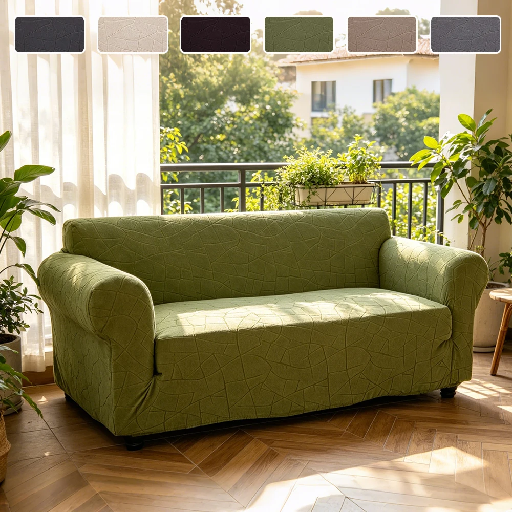2026 New 1/2/3/4 Seat Home Hotel Elastic Full Cover Universal Armrest Sofa Cover Reusable Machine Washable Fundas Para Sofá 소파커버