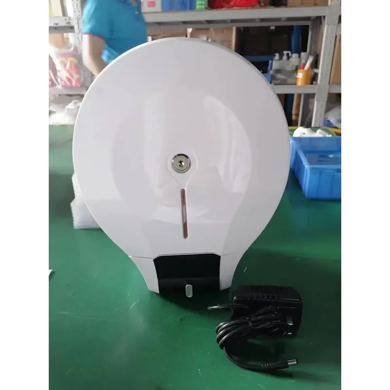 Plastic Automatic Auto Cutting Toilet Paper Dispensers Sensor Touchless Toilet Paper Holders