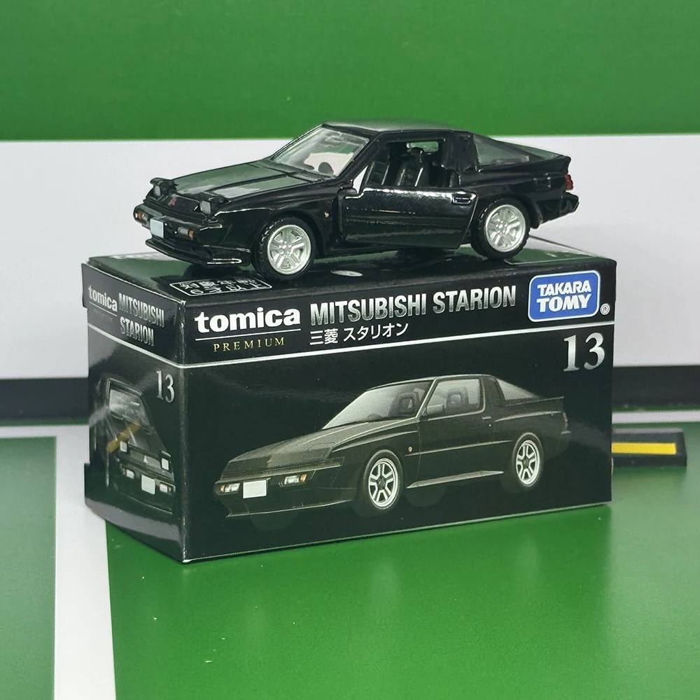 TAKARA TOMY TOMICA Premium 13 Mitsubishi Starion Die Casting STATIC Alloy โหมดรถคอลเลกชันจอแสดงผลของเล่นเด็กของขวัญ