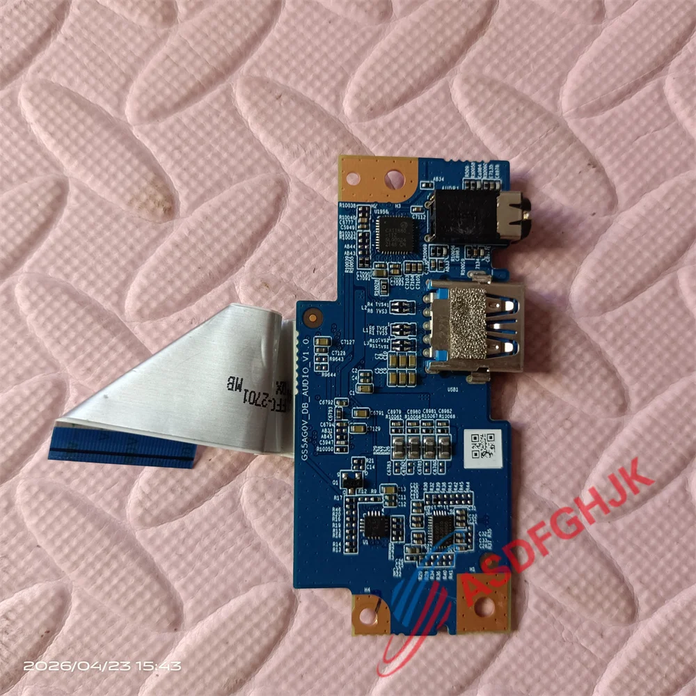 For MECHREVO RG3060-15 GS5AG0V-USB-DB USB Board Audio Board with Cable Small Board tested OK