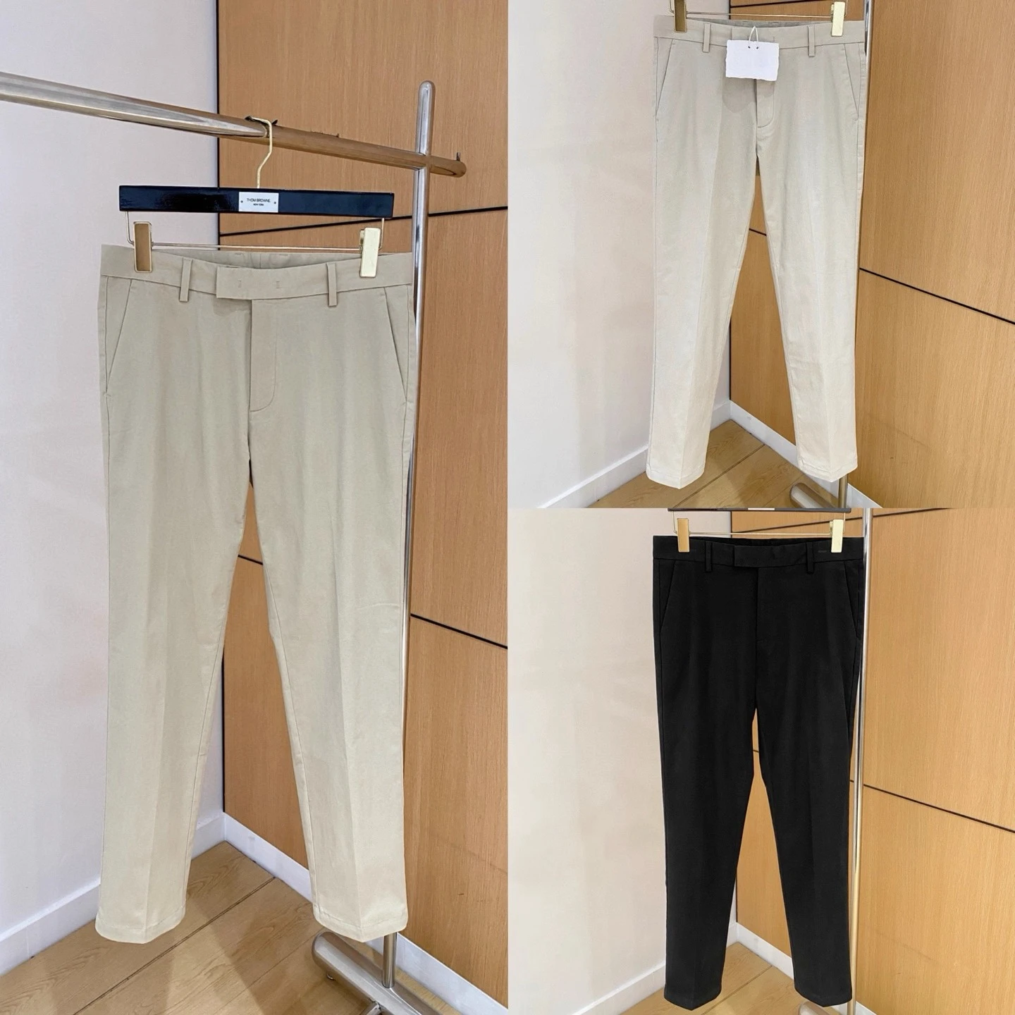 

BC 25SS Casual solid color straight trousers trousers